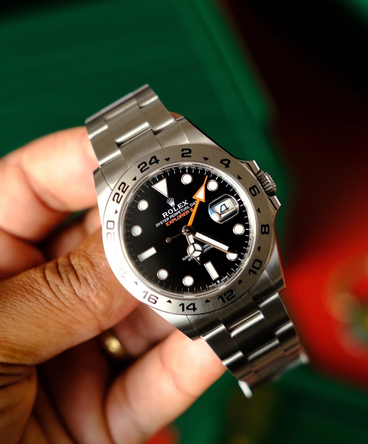 ROLEX EXPLORER II DATE BLACK