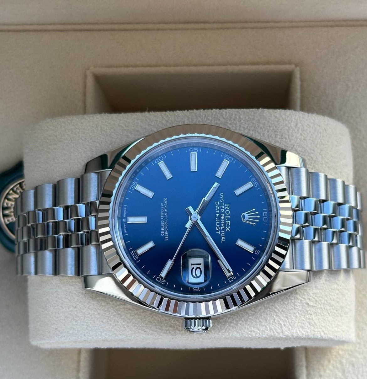 ROLEX DATEJUST JUBILEE OCEAN BLUE