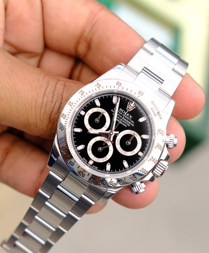 ROLEX DAYTONA BLACK DIAL