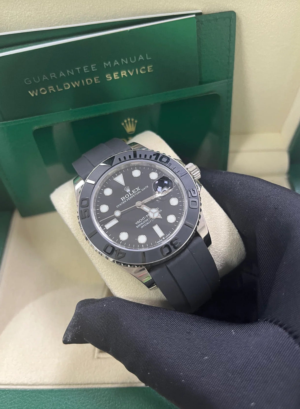 ROLEX YACHT-MASTER OYSTERFLEX BLACK