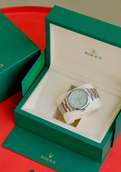 ROLEX OYSTER PERPETUAL OLIVE