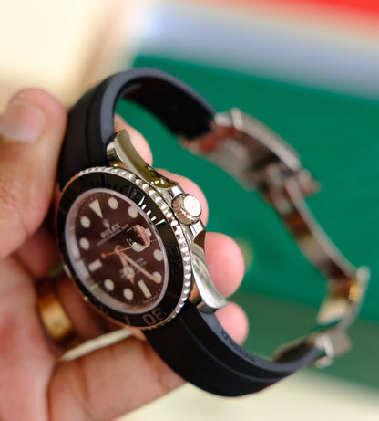 ROLEX YACHT-MASTER OYSTERFLEX BLACK