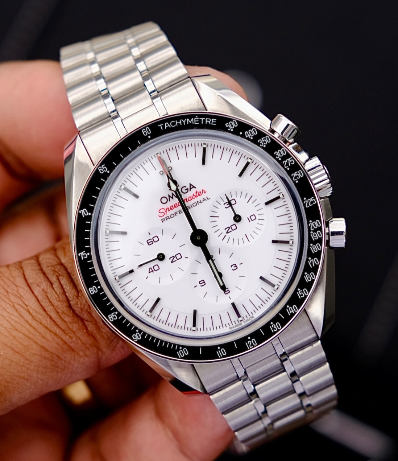 OMEGA SPEEDMASTER WHITE