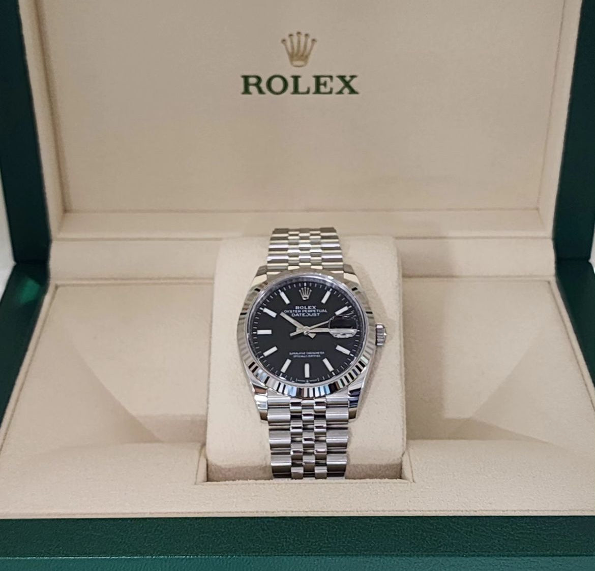 ROLEX DATEJUST JUBILÈE BLACK