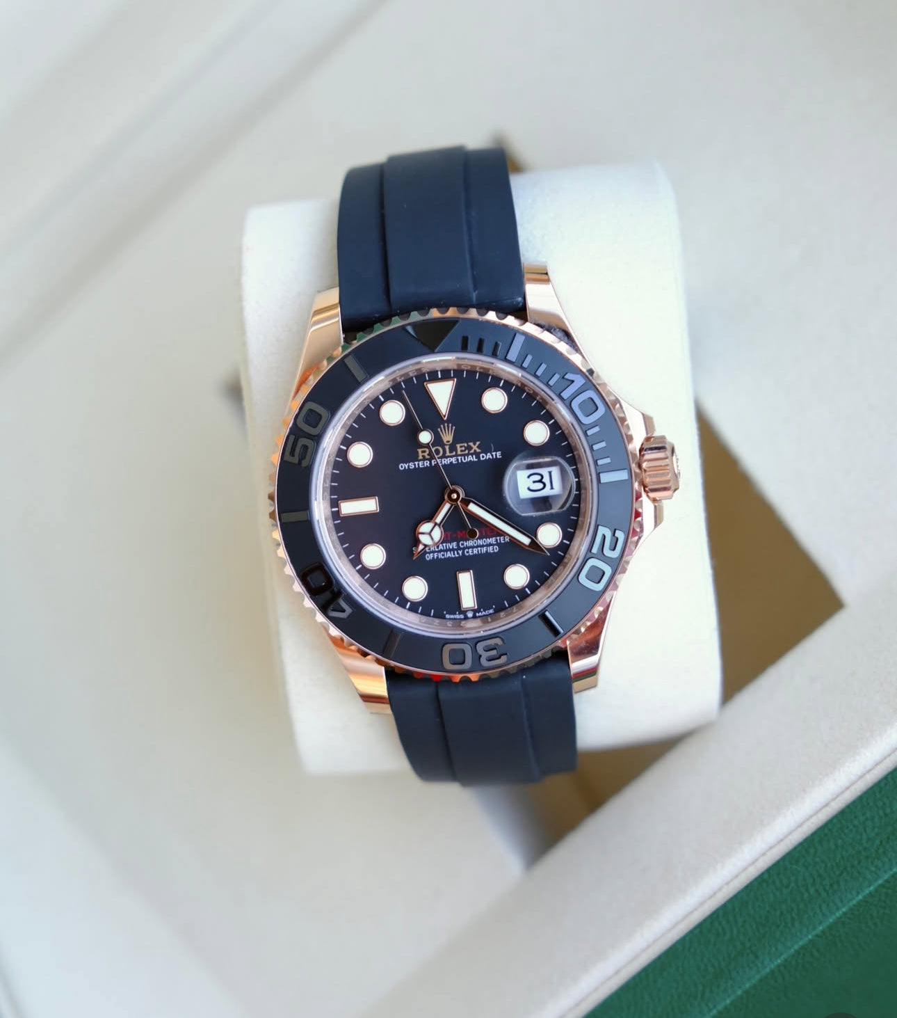 ROLEX YACHT-MASTER OYSTERFLEX ROSÈ GOLD