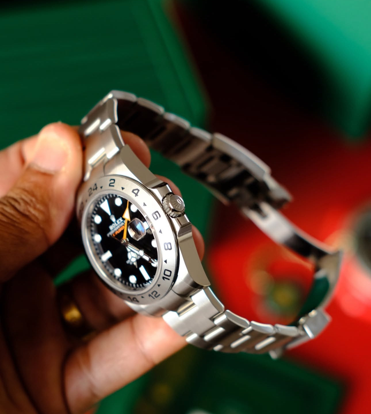 ROLEX EXPLORER II DATE BLACK