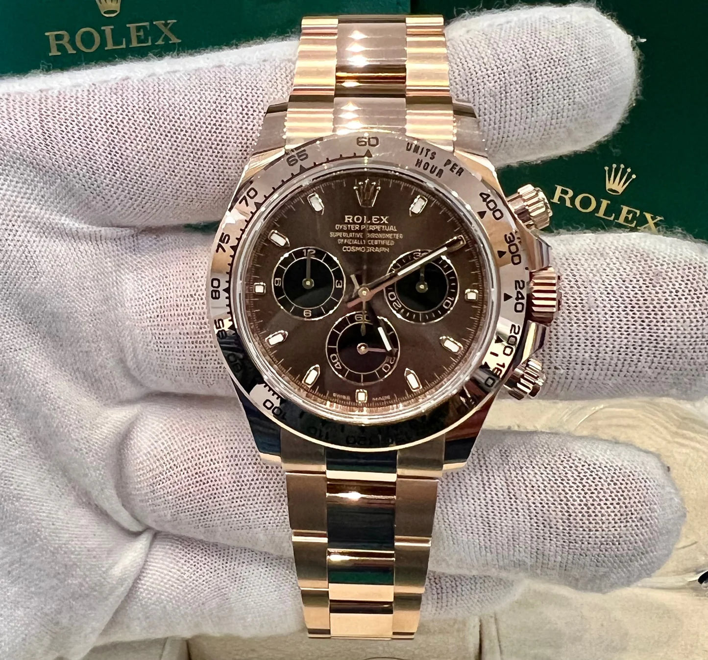 ROLEX DAYTONA GOLD CHOCOLATE