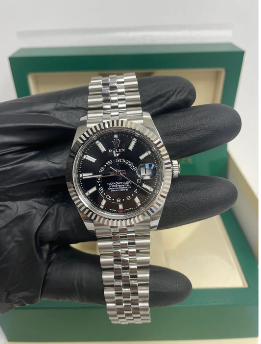 ROLEX SKY-DWELLER BLACK DIAL