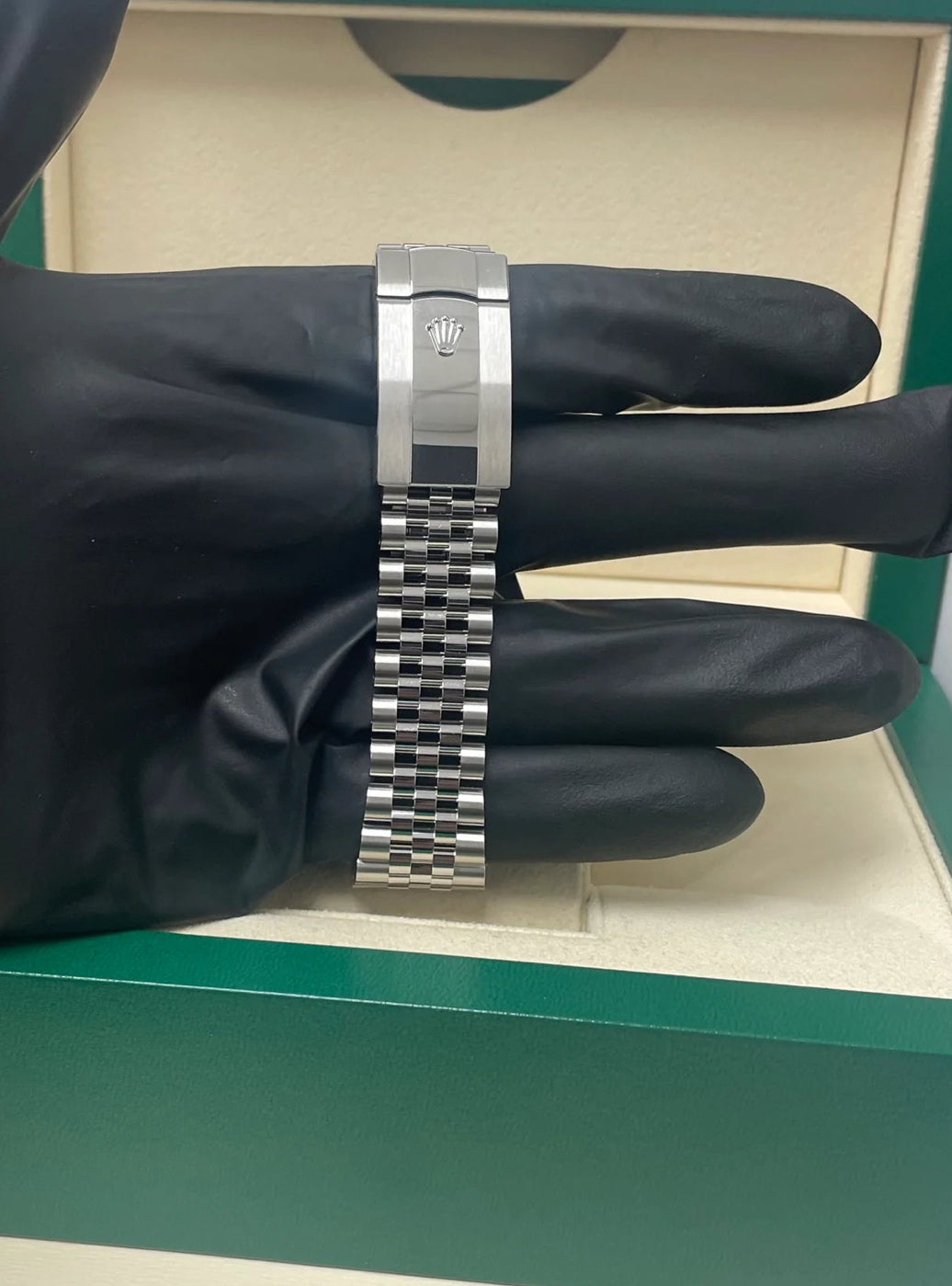 ROLEX DATEJUST JUBILEE WHITE DIAL