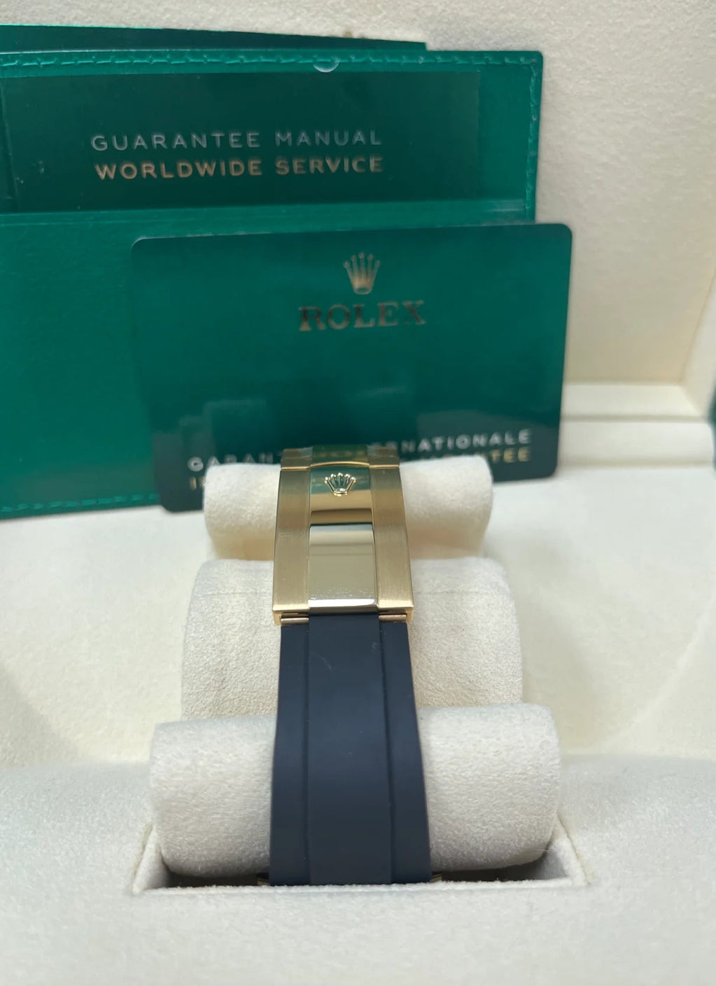ROLEX SKY-DWELLER OYSTERFLEX GOLD