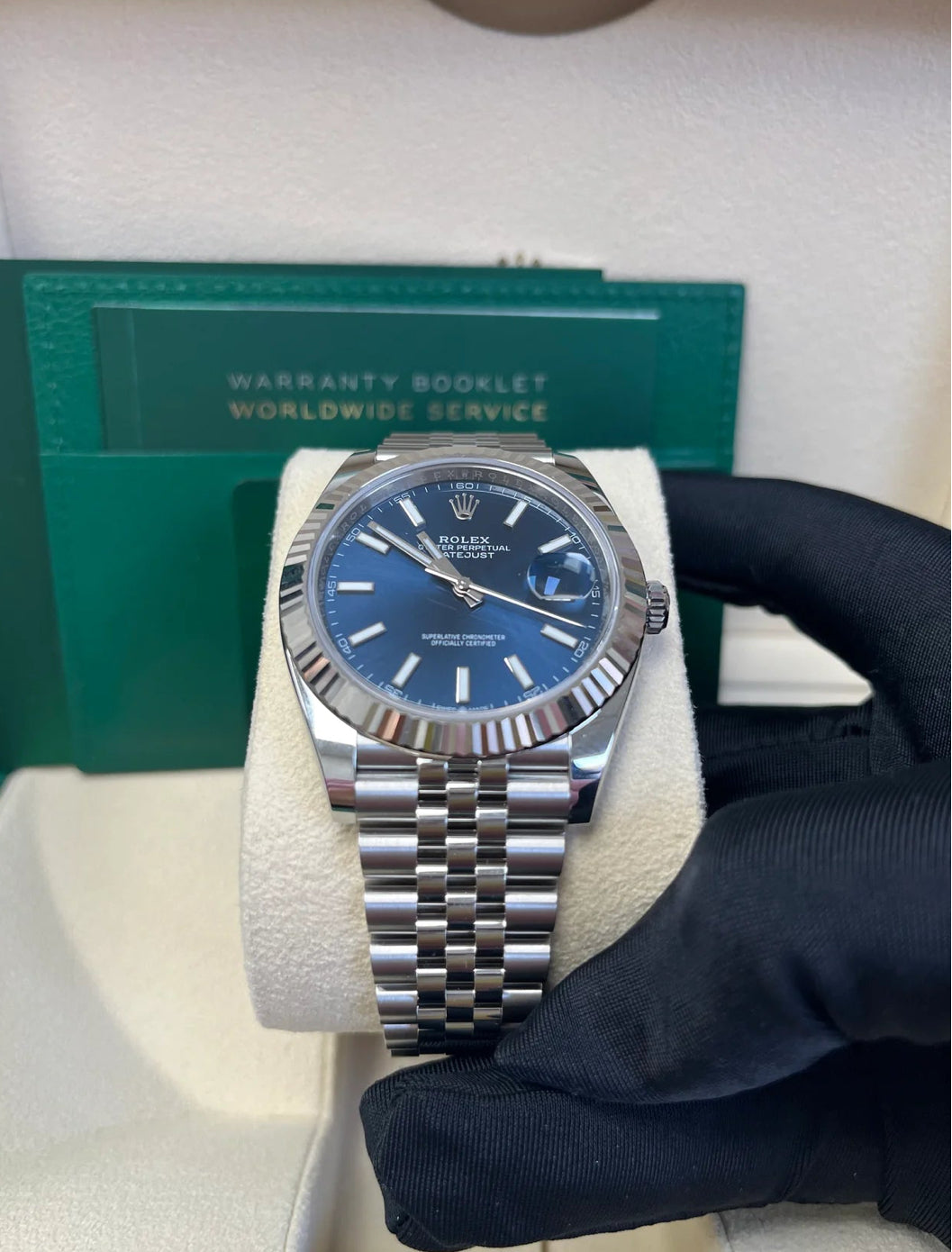 ROLEX DATEJUST JUBILEE OCEAN BLUE