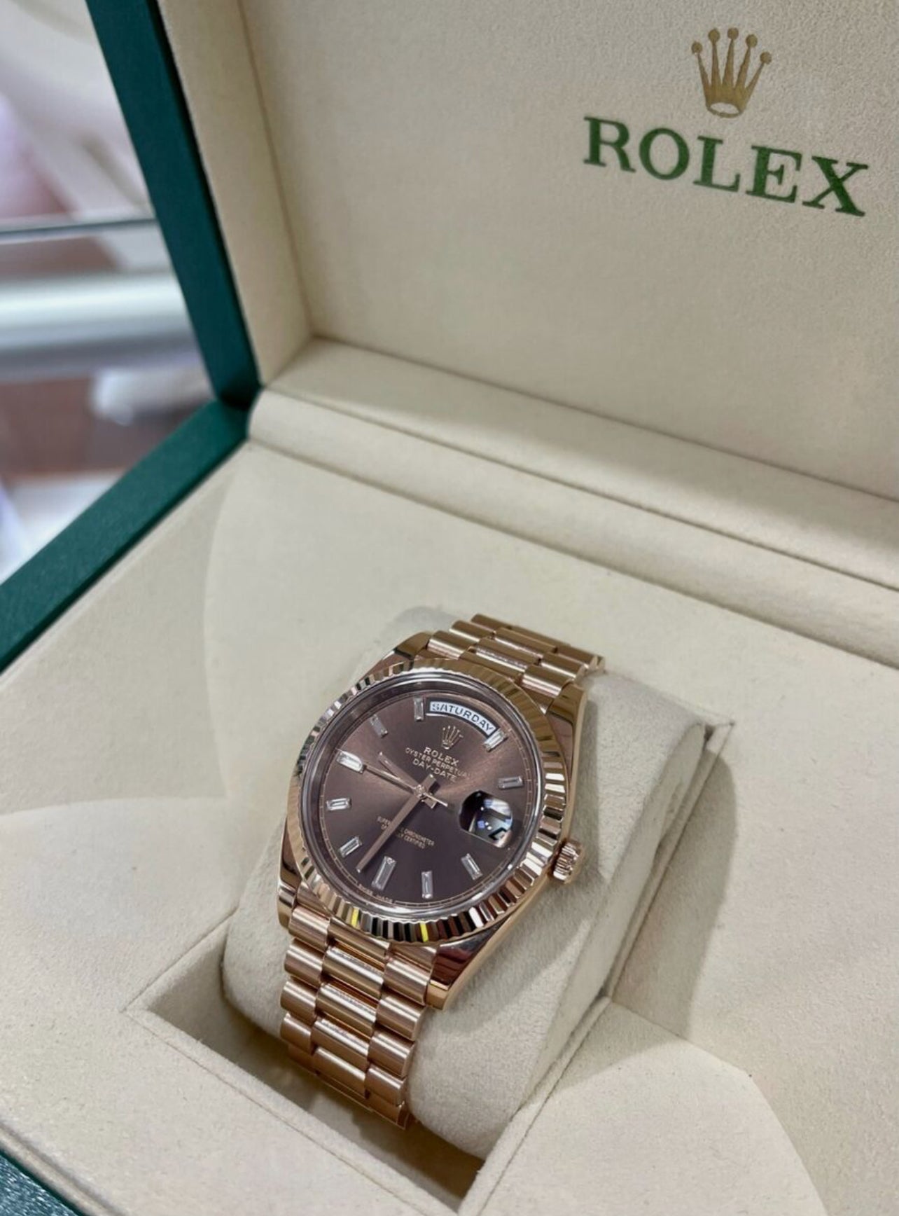 ROLEX DAY-DATE CHOCOLATE