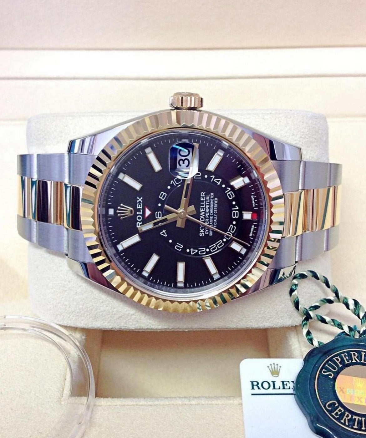 ROLEX SKY-DWELLER ORO & ACCIAO