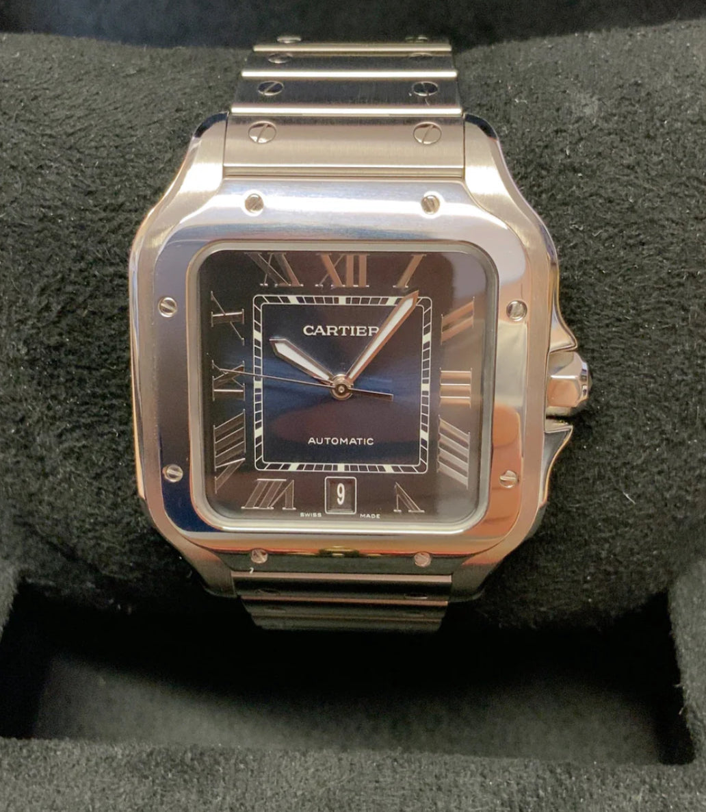 CARTIER SANTOS BLUE DIAL