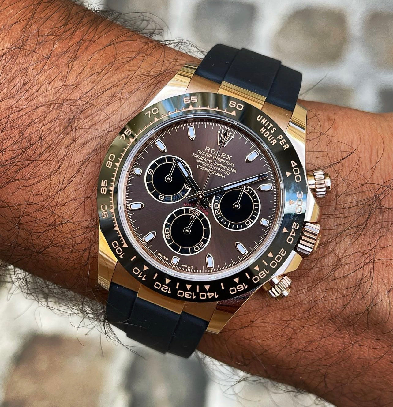 ROLEX DAYTONA OYSTERFLEX CHOCOLATE