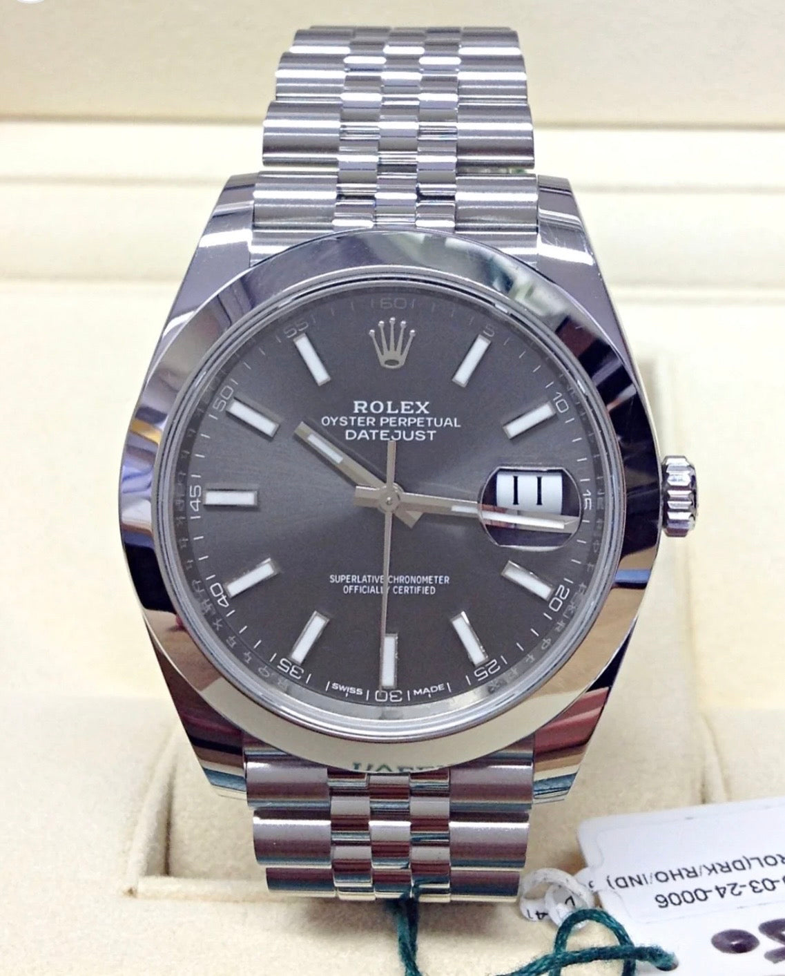 ROLEX DATEJUST JUBILÈE BLACK DIAL