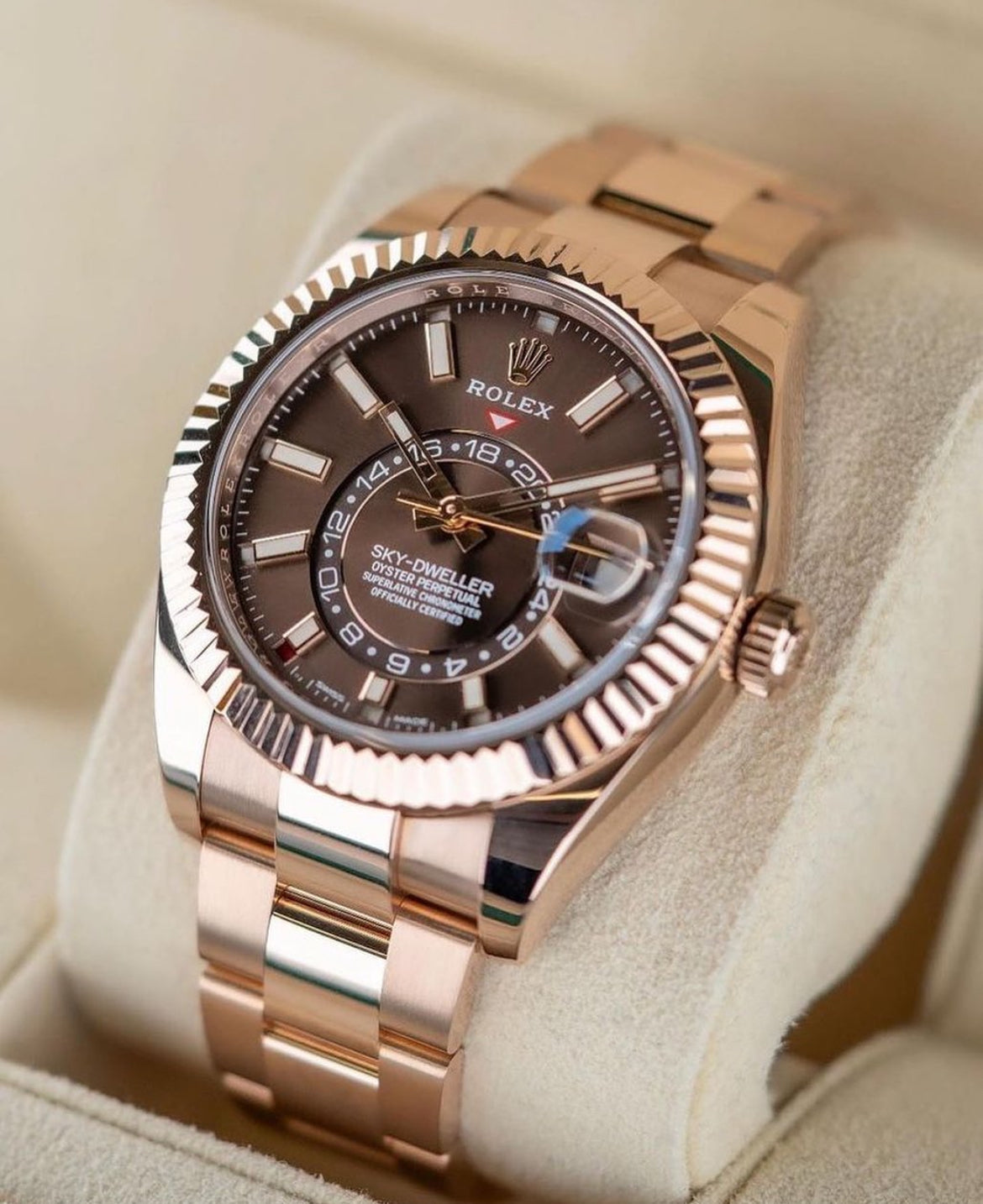 ROLEX SKY-DWELLER CHOCOLATE