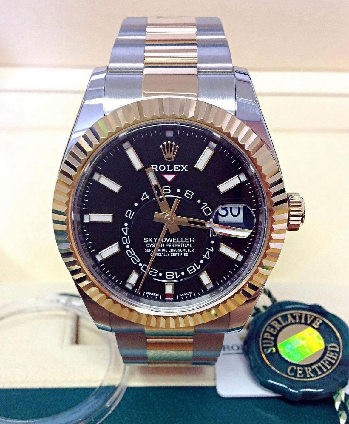 ROLEX SKY-DWELLER ORO & ACCIAO